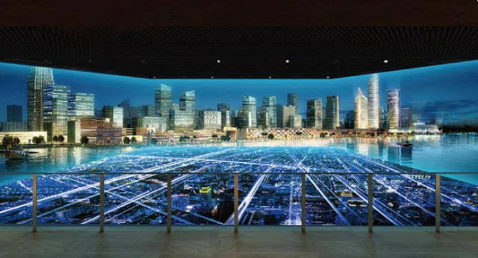 展會中的數(shù)字沙盤 數(shù)字內(nèi)容制作服務(wù)賦能沉浸式展示新體驗(yàn)